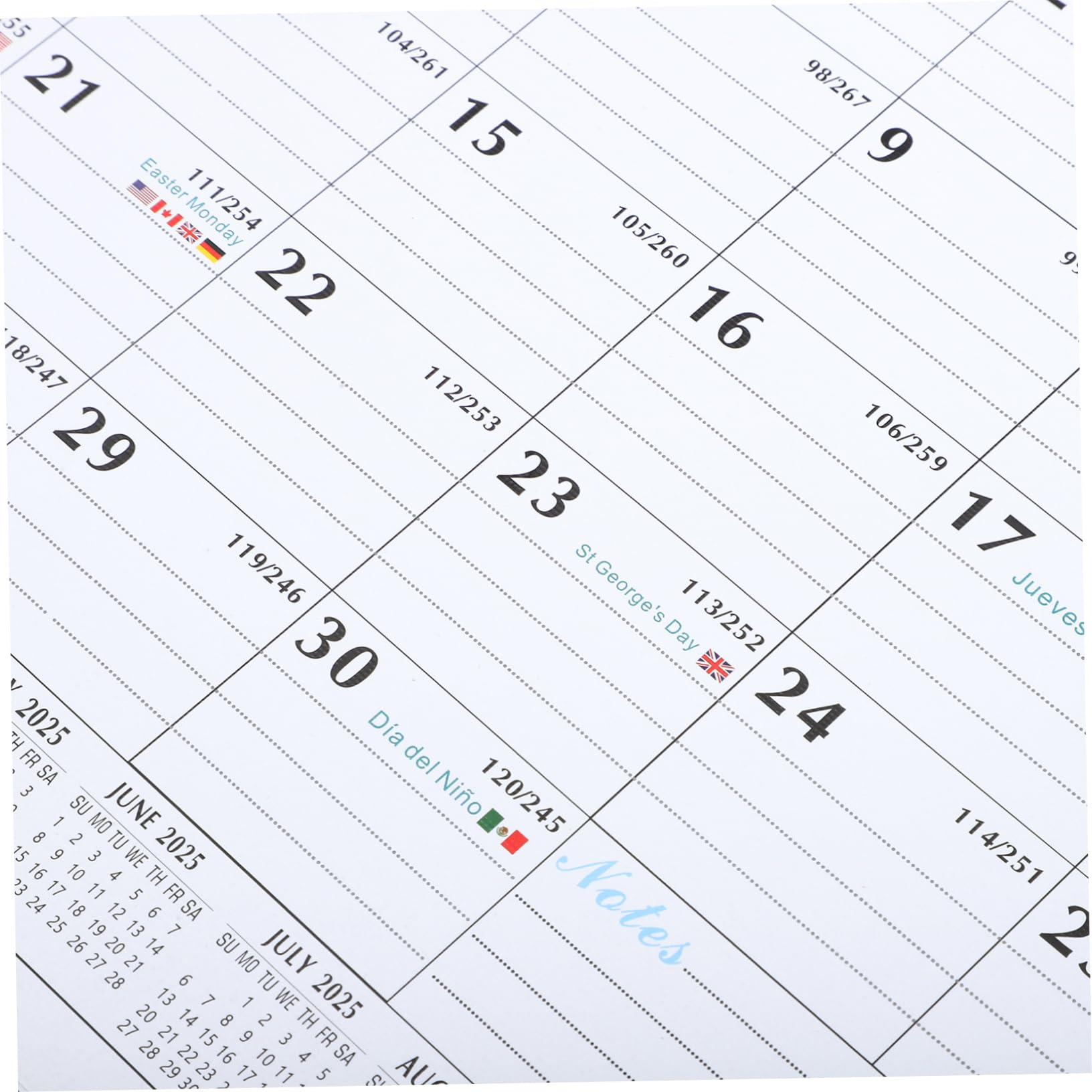 3 Pezzi 2023 Calendario Da Parete Inglese Calendario Pianificatore Calendari Da Parete Calendario Da Ufficio 2023-2024 Calendario Da Parete 2022-2023 Calendario Da Parete Pendente