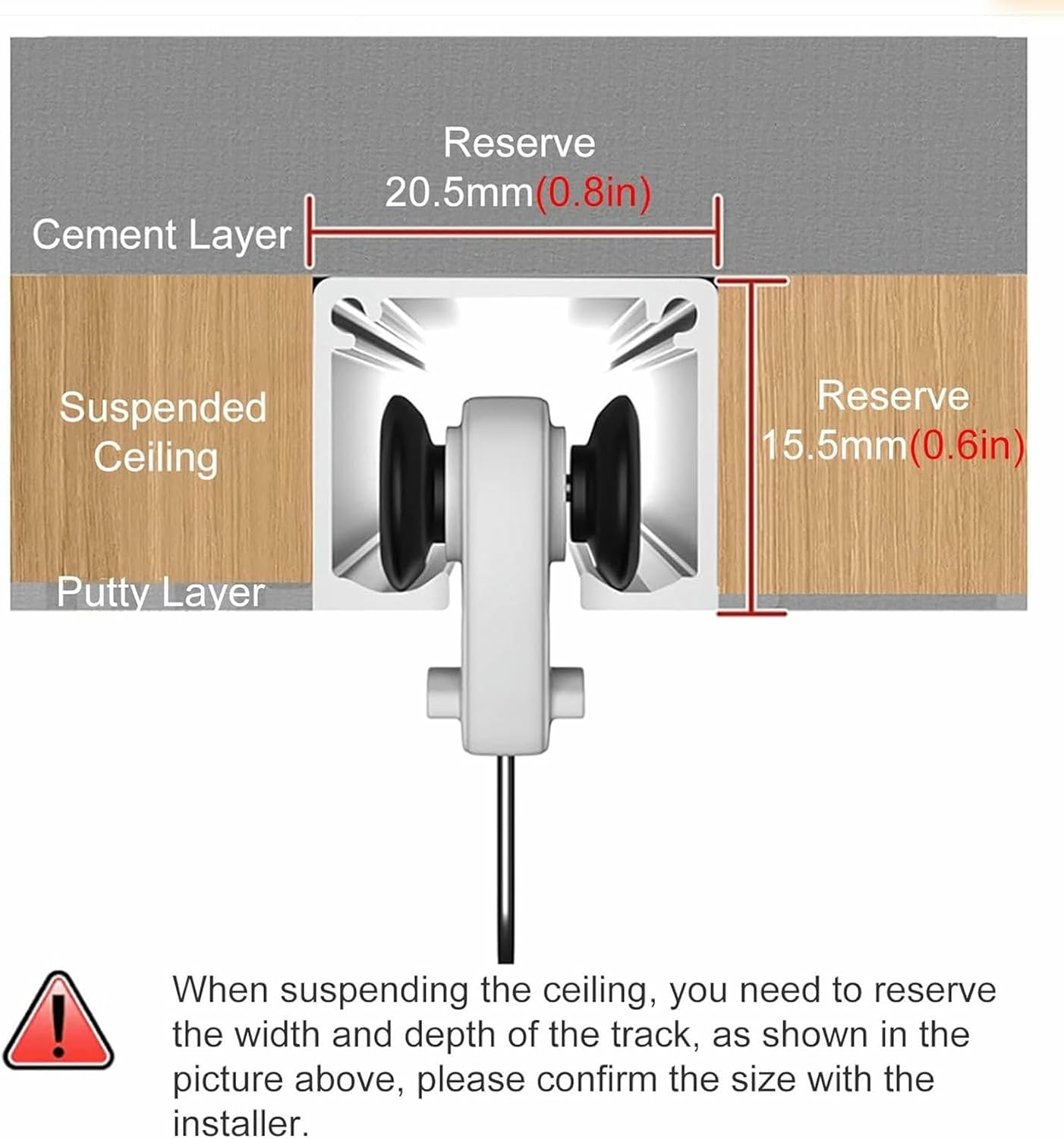 Ceiling Mount Curtain Rails Concealed Embedded, White Metal Sliding Curtain Track System with Mute Pulley, 2 3 4 5 6 7 8m Long Pre-built Mount Privacy Room Partition Pole~/