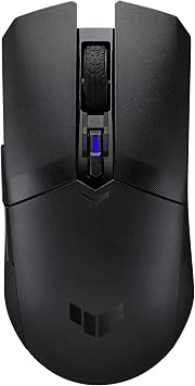 ASUS TUF M4 kablosuz oyun faresi |  ift kablosuz mod - Bluetooth/RF 2,4 GHz, 12K DPI optik sens r, 6 programlanabilir d me