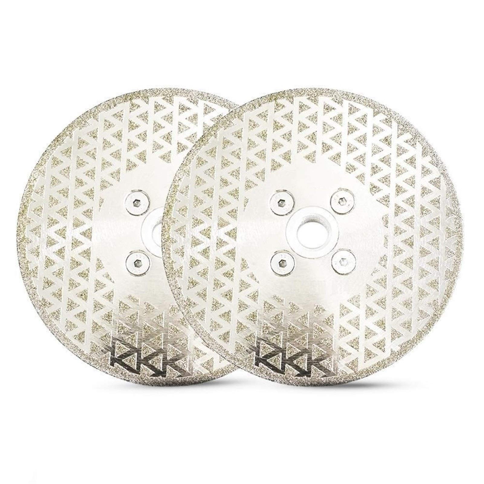 Tarcza Polerska, 2 Szt. 5 "/125 Mm Galwaniczne Tarcze Diamentowe Do Cięcia I Szlifowania Do Granitu I Marmuru Tarcza Szlifierska Diamentowe Ostrze/Sier/125Mm