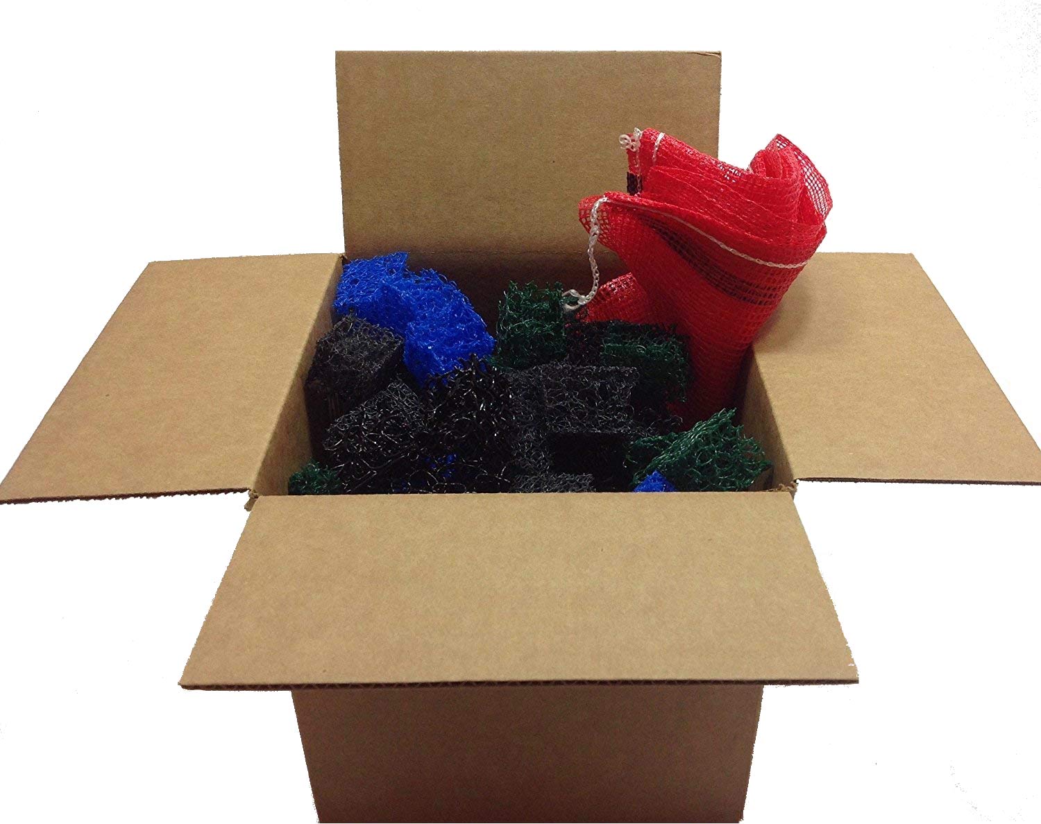 Matala Koi Kubes Fish Filter Media - 2 Cubic Foot of Bio Cubes with Free Hydro-Bugs Beneficial Bacteria and Free Media Bag - Keep Pond Water Clean and Healthy - Effective for Years - Economical, Safe