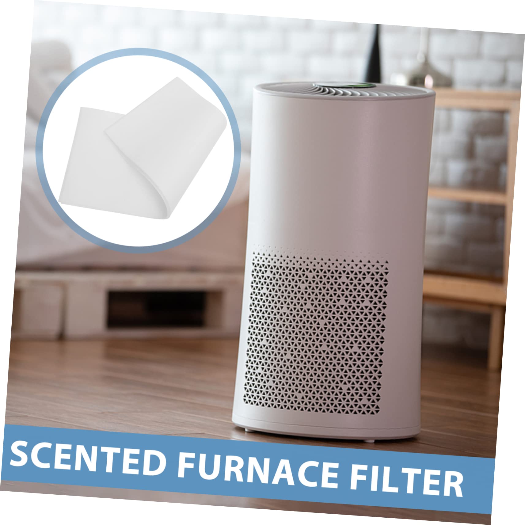 ULTECHNOVO 20piezas Filtros De Ventilación De Algodón Para Aire Acondicionado y Humidificadores Eficaz Captura De Partículas Reducción De Resistencia y Contaminantes