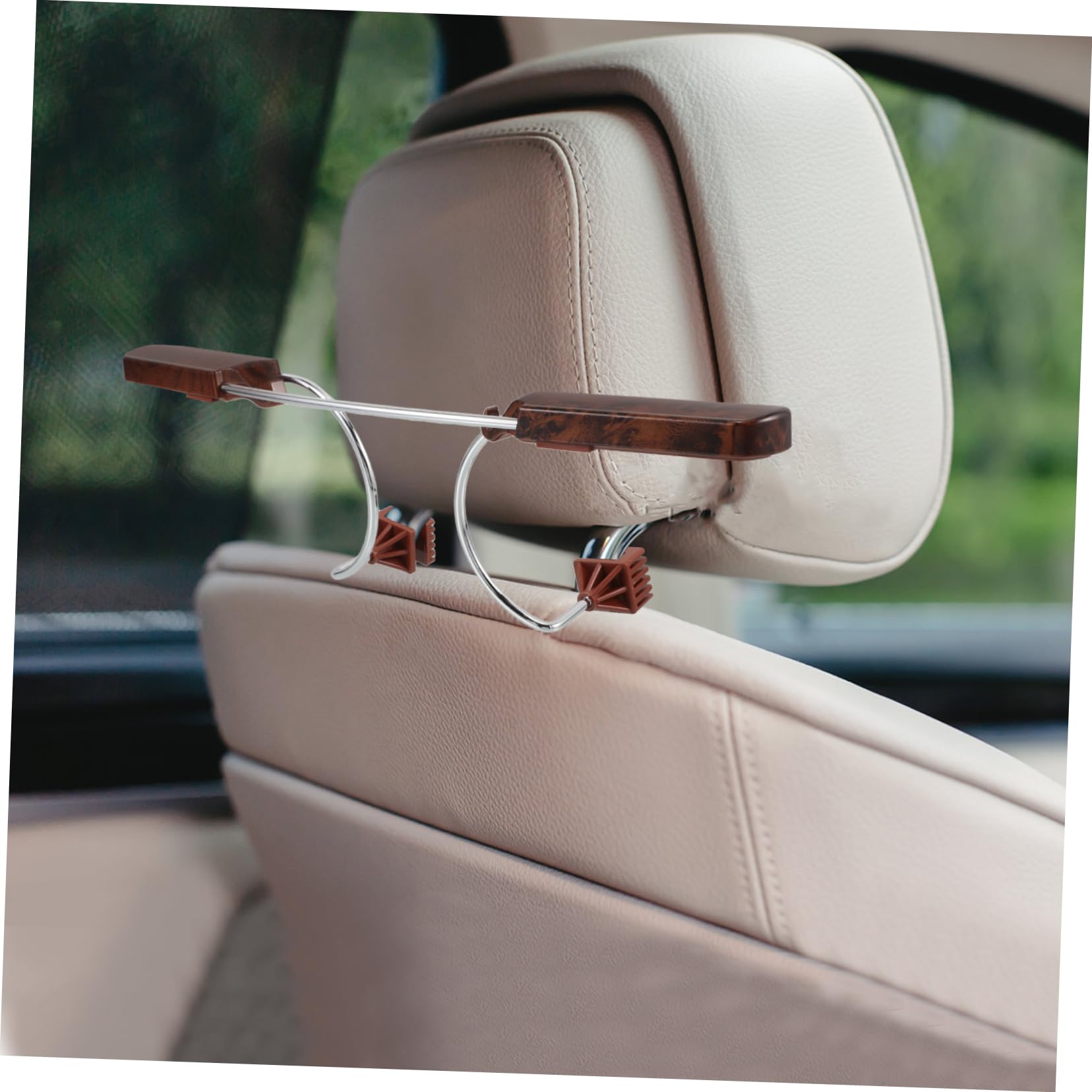 Vaguelly Appendiabiti Per Auto in e Acciaio Gruccia Per Sedile Posteriore Appendiabiti Per Giacche e Camicie Installazione Rapida e Semplice Design Leggero e Portatile