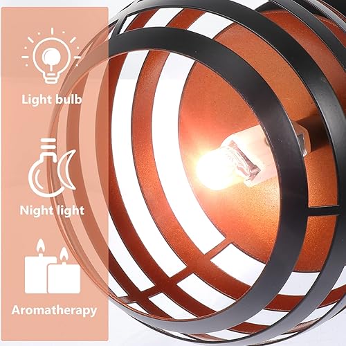 Miniatura 2 de Uonlytech Herramienta de fusión de cera de vidrio Lámpara de escritorio Aroma Luz Calentador de Vela Lámpara Elegante Diseño Presente