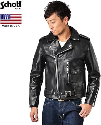 Schottライダースジャケット Schott/ショット/D-POCKET RIDERS/ディーポケット ライダース