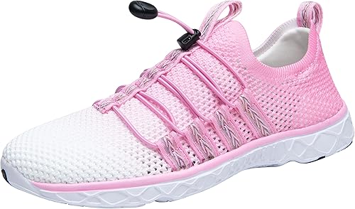 DLGJPA Zapatos acuáticos ligeros de secado rápido para mujer, zapatos deportivos para caminar