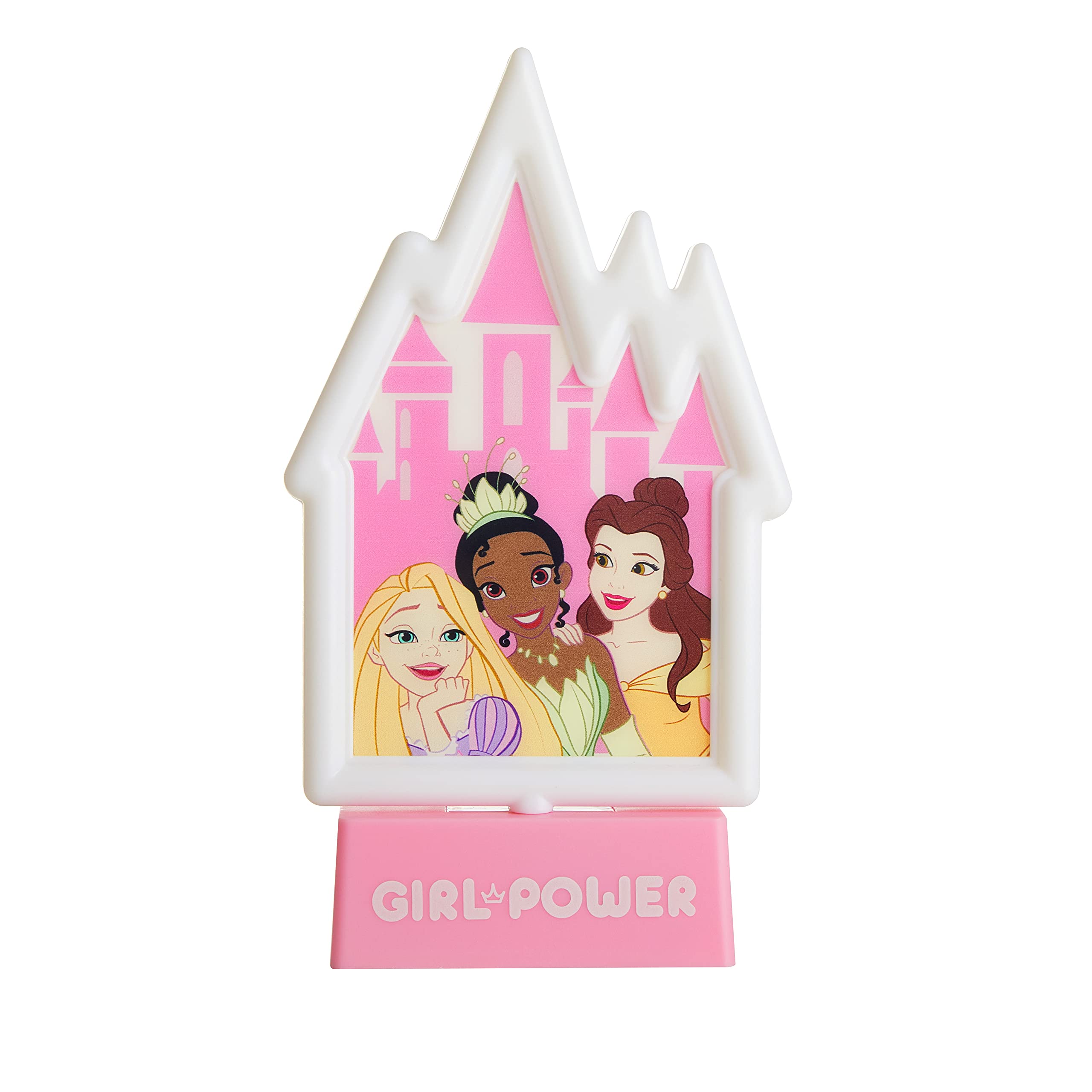 Idea Nuova Disney Princess LED Figural Neon Tabletop Lamp, Night Light, Home Décor Gift