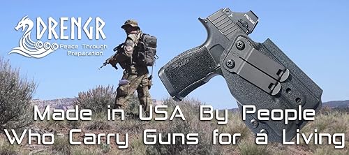 Miniatura 8 de Drengr - Funda G3L Sig P365  P365XL con TLR-7 Sub  fabricada en Estados Unidos empresa propiedad de veteranos funda IWB para Sig P365  P365XL con