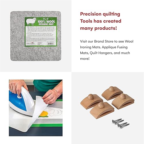 Miniatura 6 de Precision Quilting Tools Cuchillas de salto de 1.77 pulgadas (paquete de 5) compatibles con cortador. Hoja de salto ancha perfecta para proyectos de
