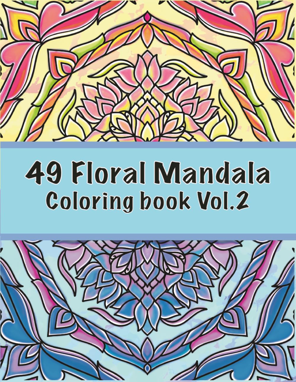 49 Floral Mandala Coloring book Vol.2