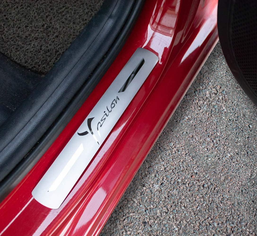 4 Stuks Auto Roestvrijstalen Instaplijsten Voor Lancia Ypsilon 2024