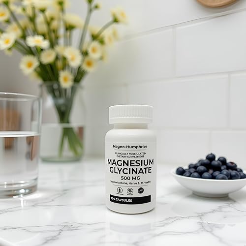 Miniatura 6 de Glicinato de magnesio 500 mg - 100 cápsulas  Forma quelada suave  Soporte muscular, nervioso y óseo  Suplemento dietético  GMP fabricado en los