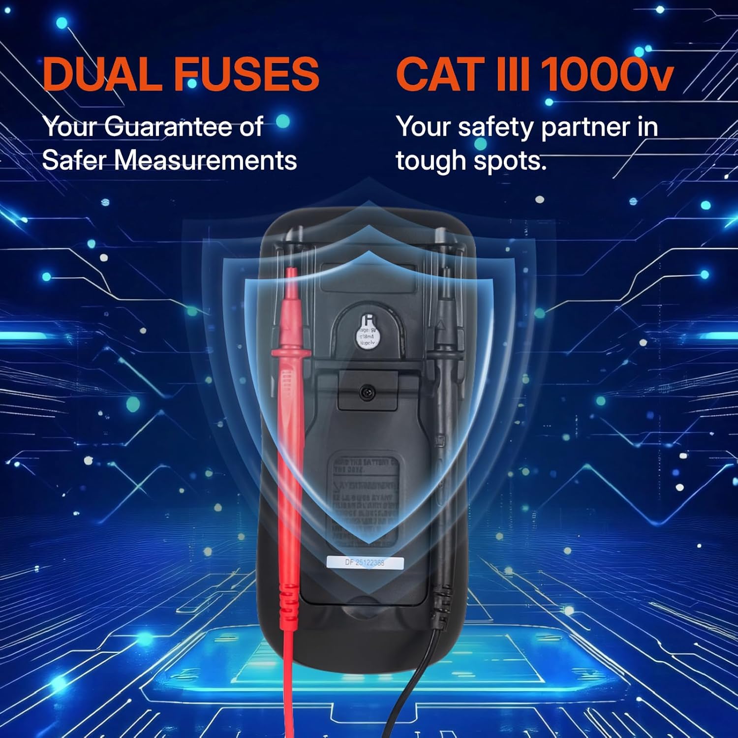 BLACK CANYON Digital Multimeter, 1000V, CAT III