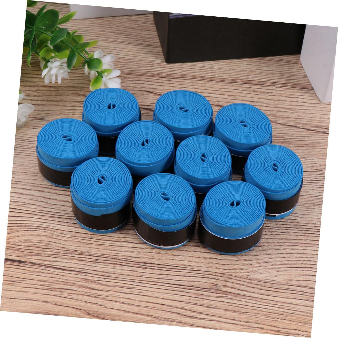 10pcs Tennis Racket Overgrip Badminton Squash Grip Band Super Absorbent Soft Pu Material