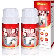 2Pack Sink Drain Cleaner Tool - Upgraded Powerful Pipe Unclogging Agent for Kitchen, Bathroom & Sewer Cleaning