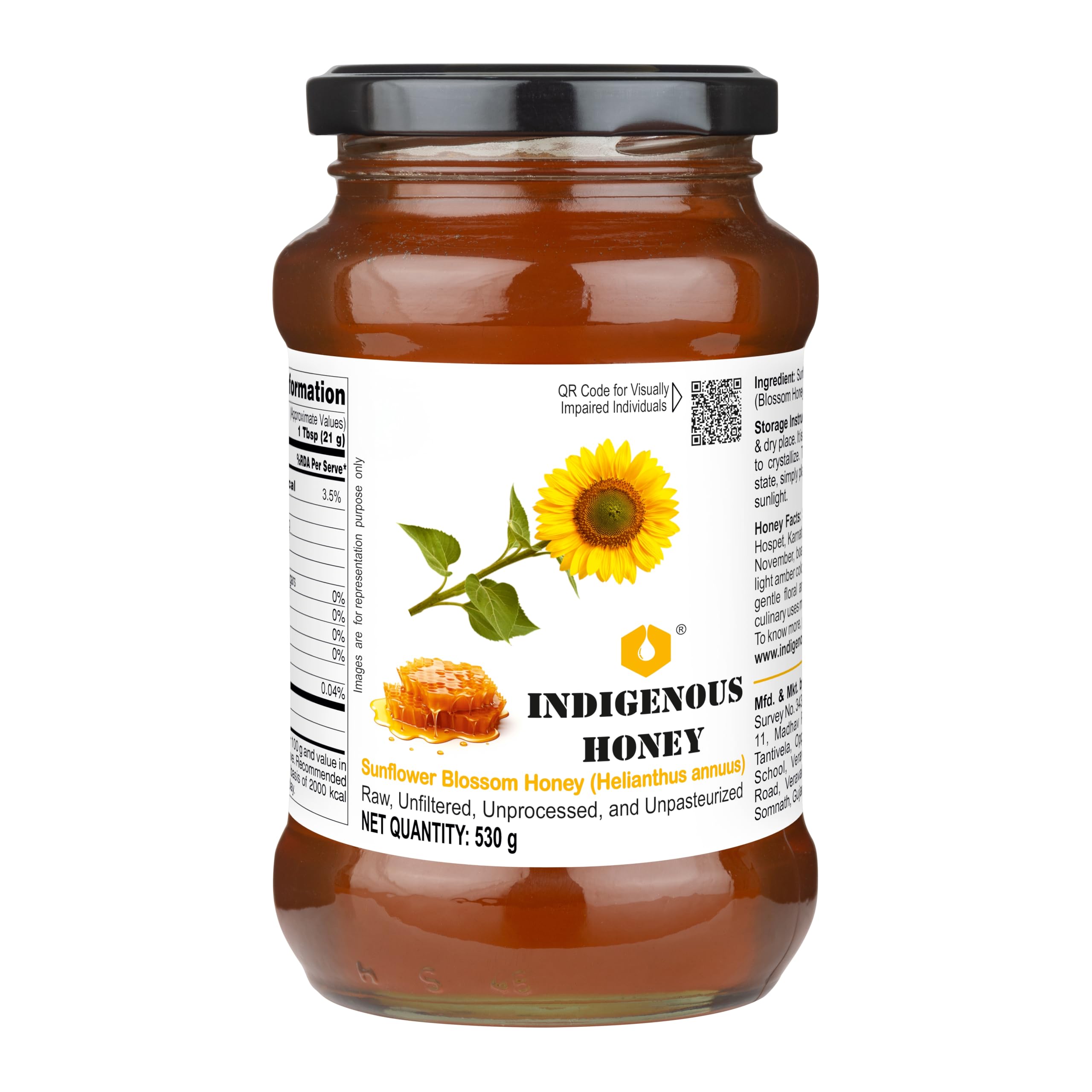 530 g (Pack of 1) · Light amber