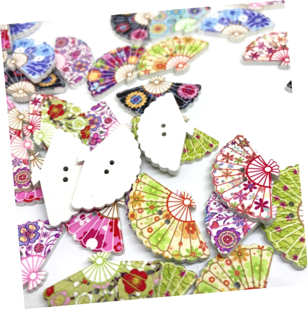 Guziki z żywicy do rękodzieła, 150 szt. Ozdoby do scrapbookingu z drewna Ozdobne guziki w stylu retro