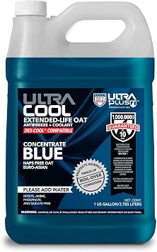 UltraCool Oat NAPS Free Antifreeze Coolant Concentrate Blue 1 Gallon