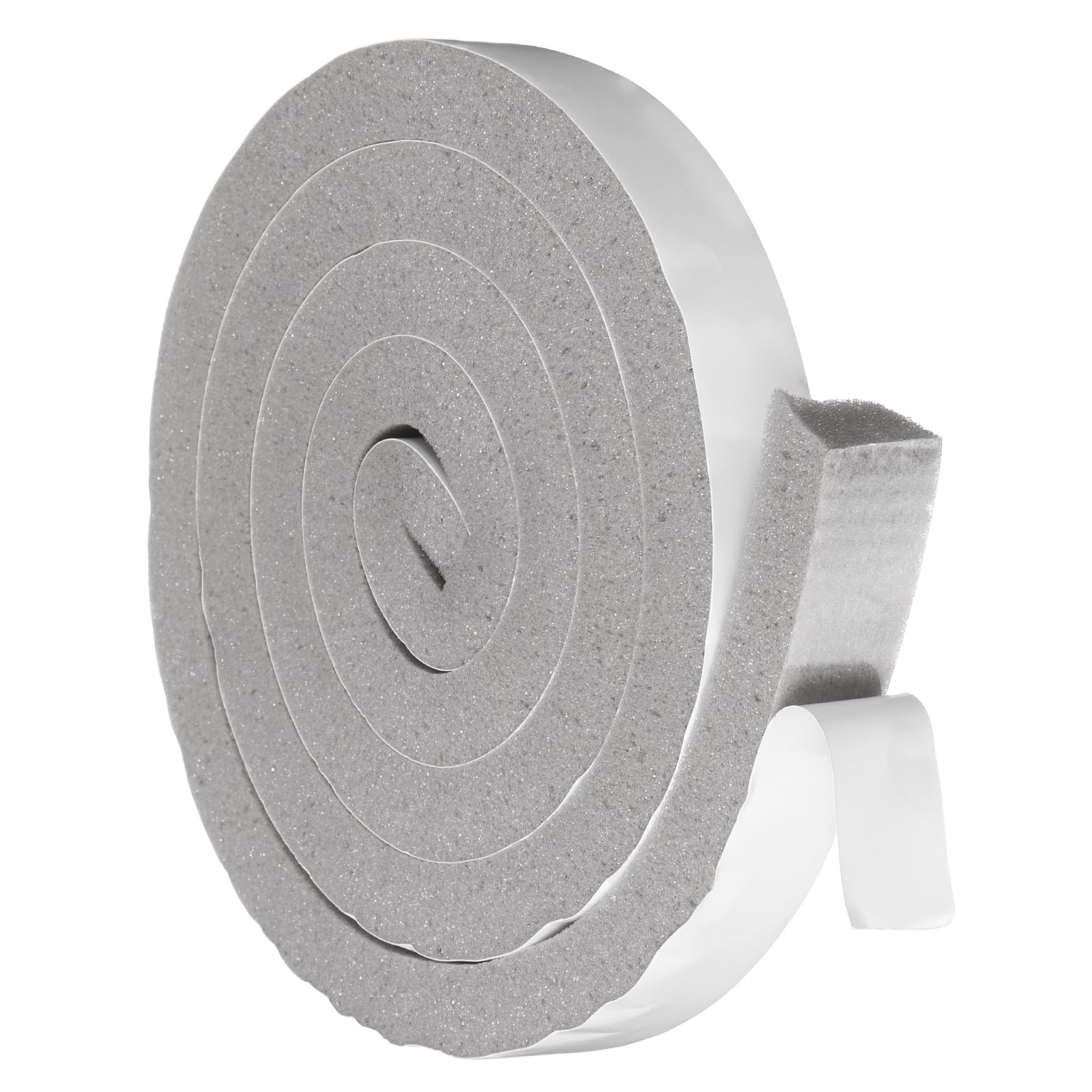 sourcing map 40mmx30mm Foam Weather Stripping, Self Adhesive Door Seal Insulation Strips, Soundproofing Foam Seal Tape for Door/Window, Air Conditioning (2 Meter Total Length in 1 Roll)