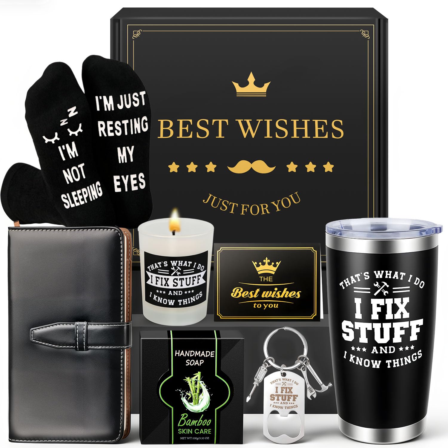 Giftota Gifts for Him, Funny Birthday Gift for Men Handyman Themed, Christmas, Father’s Day or White Elephant Gifts, Cool and Unique Gift Idea for Him Dad, Husband, Boyfriend, Friend or Coworker
