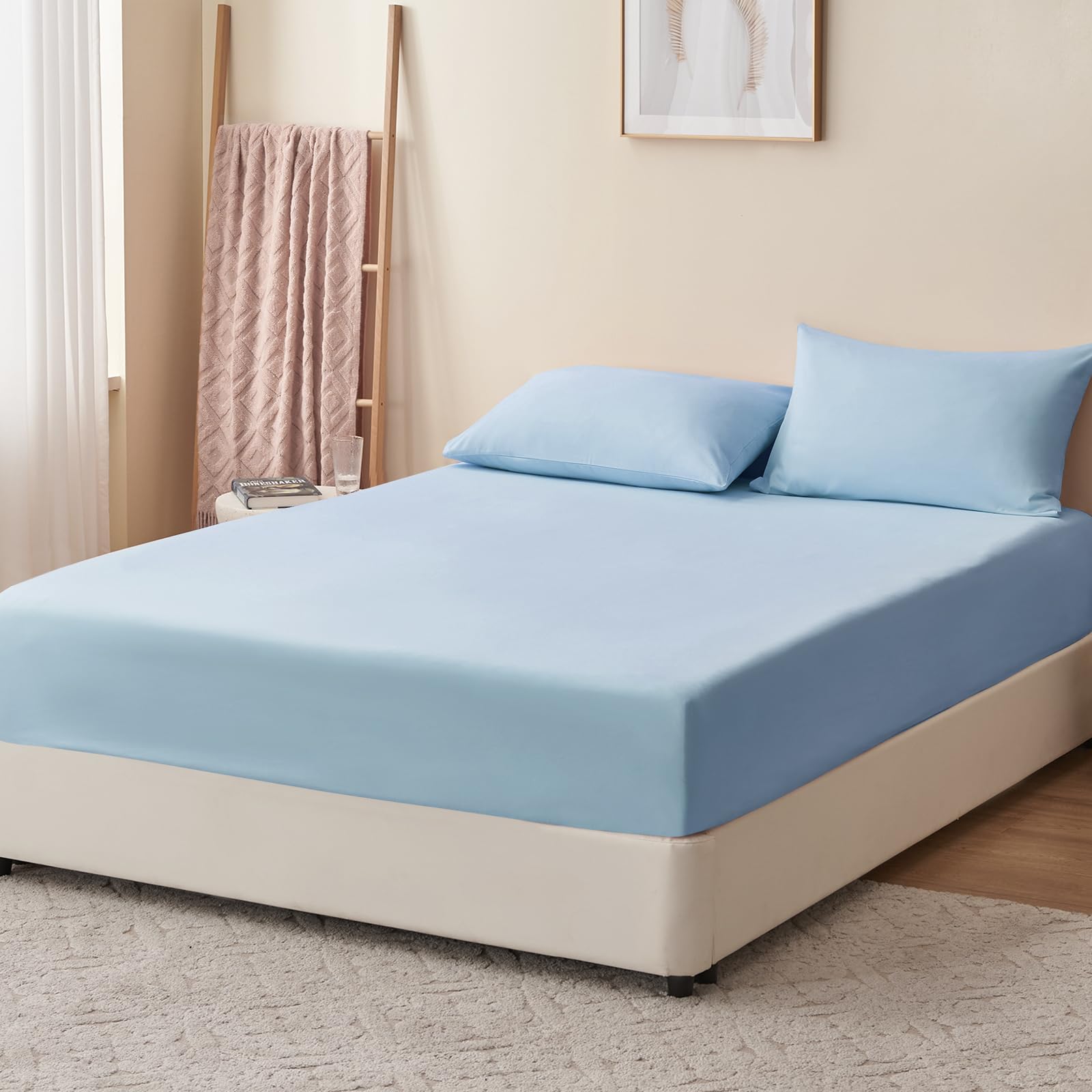 Lenzuolo Sotto Microfibra Con Angoli - Singolo/Matrimoniale/Piazza E Mezza - Foto 7