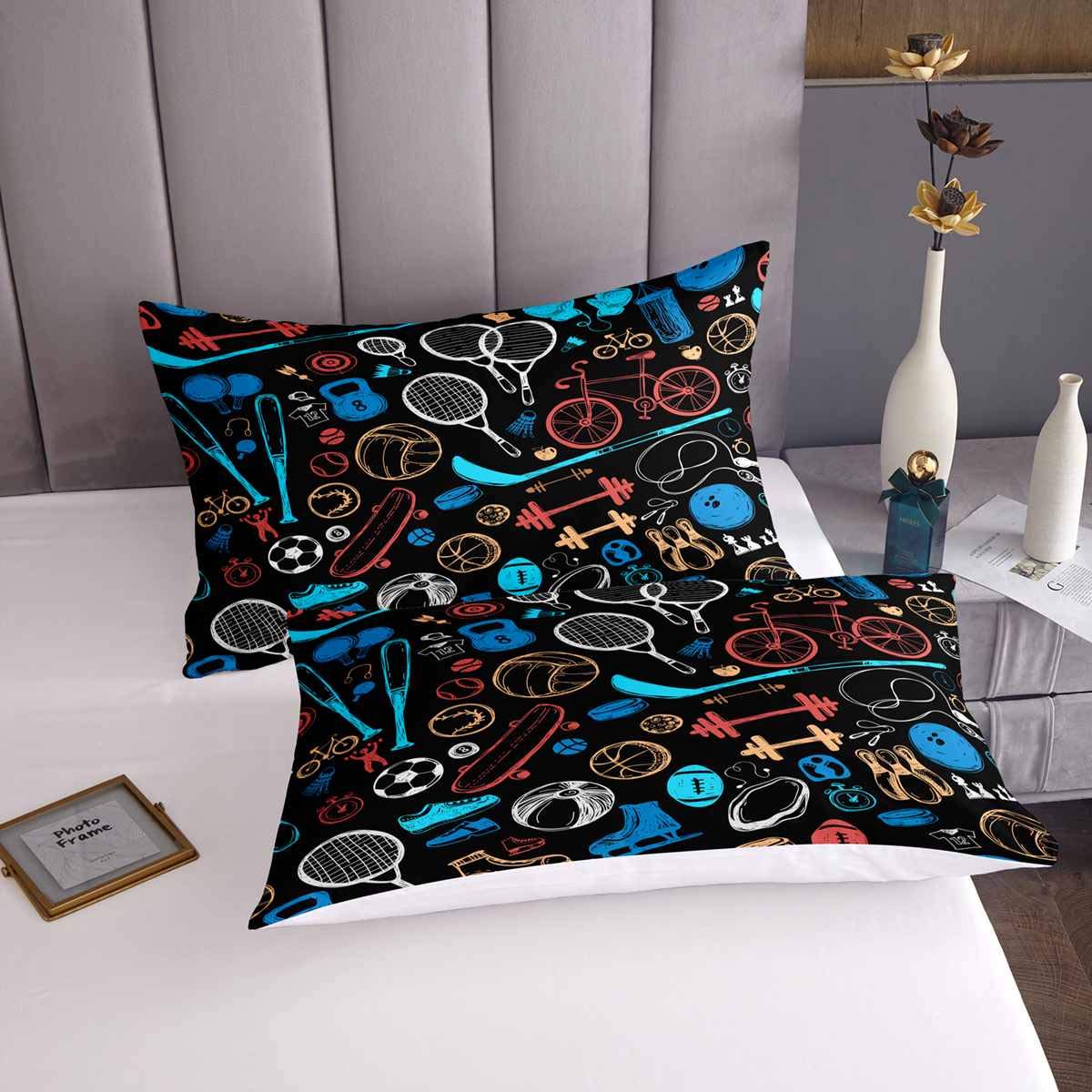 Copripiumino Albero Di Natale Stampa 3D In Microfibra – Set Letto King 220x240 Cm, Cerniera Nascosta E Angoli Antiscivolo – Adatto A Tutte Le Stagioni
