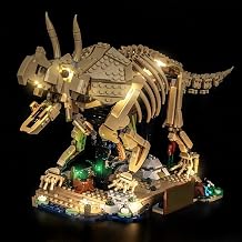 Compatible with Lego Dinosaur Fossil RC Version Light Triceratops