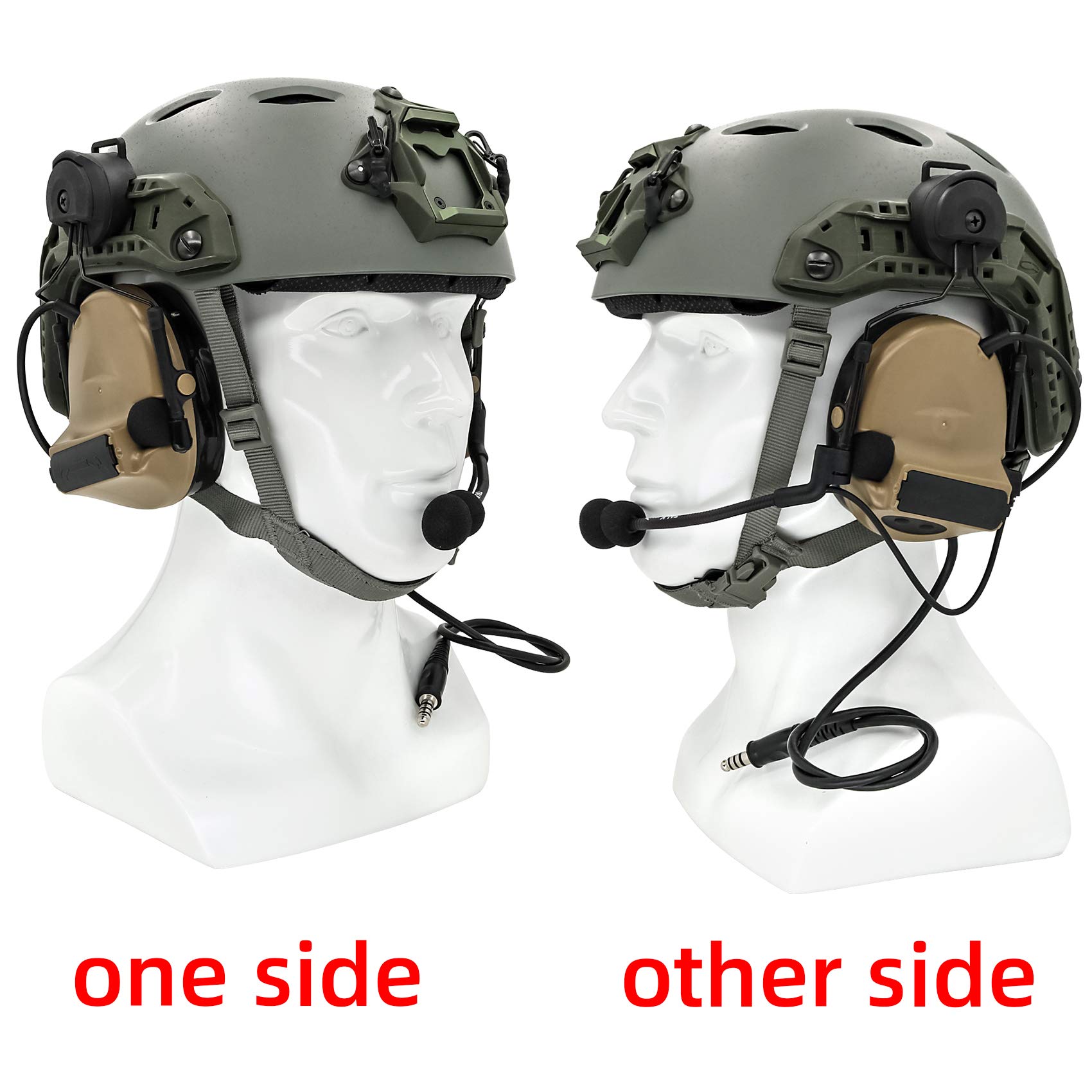 Casque Airsoft TC APH N°2 Avec Joncs – Générique, Très Bon état