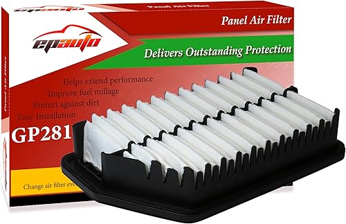 EPAuto GP281 (28113-3X000) Repuesto para filtro de aire tipo panel rígido, extra fuerte, para Hyundai y Kia.