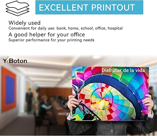 Miniatura 6 de PFI050 PFI-050 - Tinta negra, cian, magenta, amarillo, compatible con Canon PFI050 PFI-050 imagePROGRAF TC-21 TC-21M TC-20 TC-20M (4 unidades, 2.4