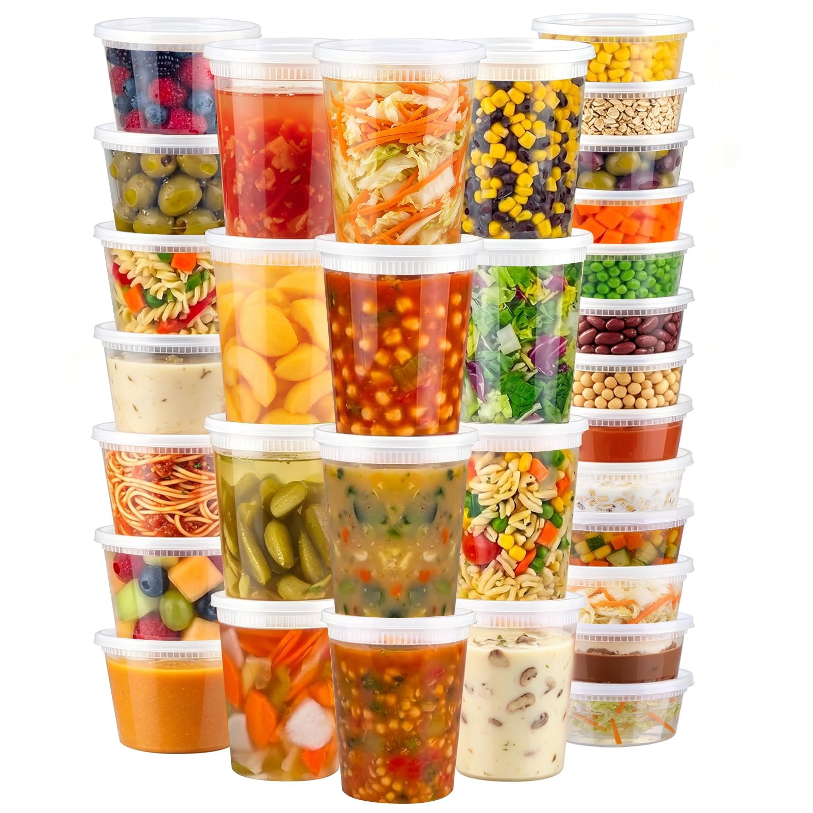 Lamosi Deli Containers with Lids 48 Sets