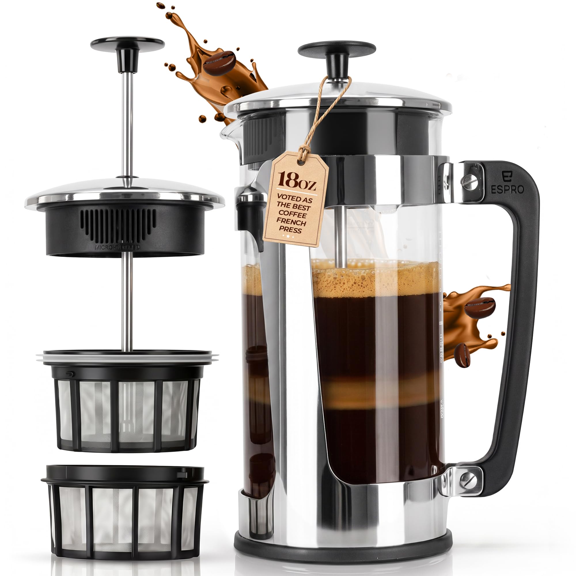 【新品】ESPRO(エスプロ) コーヒーメーカー 1218C Amazon｜ESPRO(エスプロ) コーヒープレス エスプロ・プレス P5 1218C