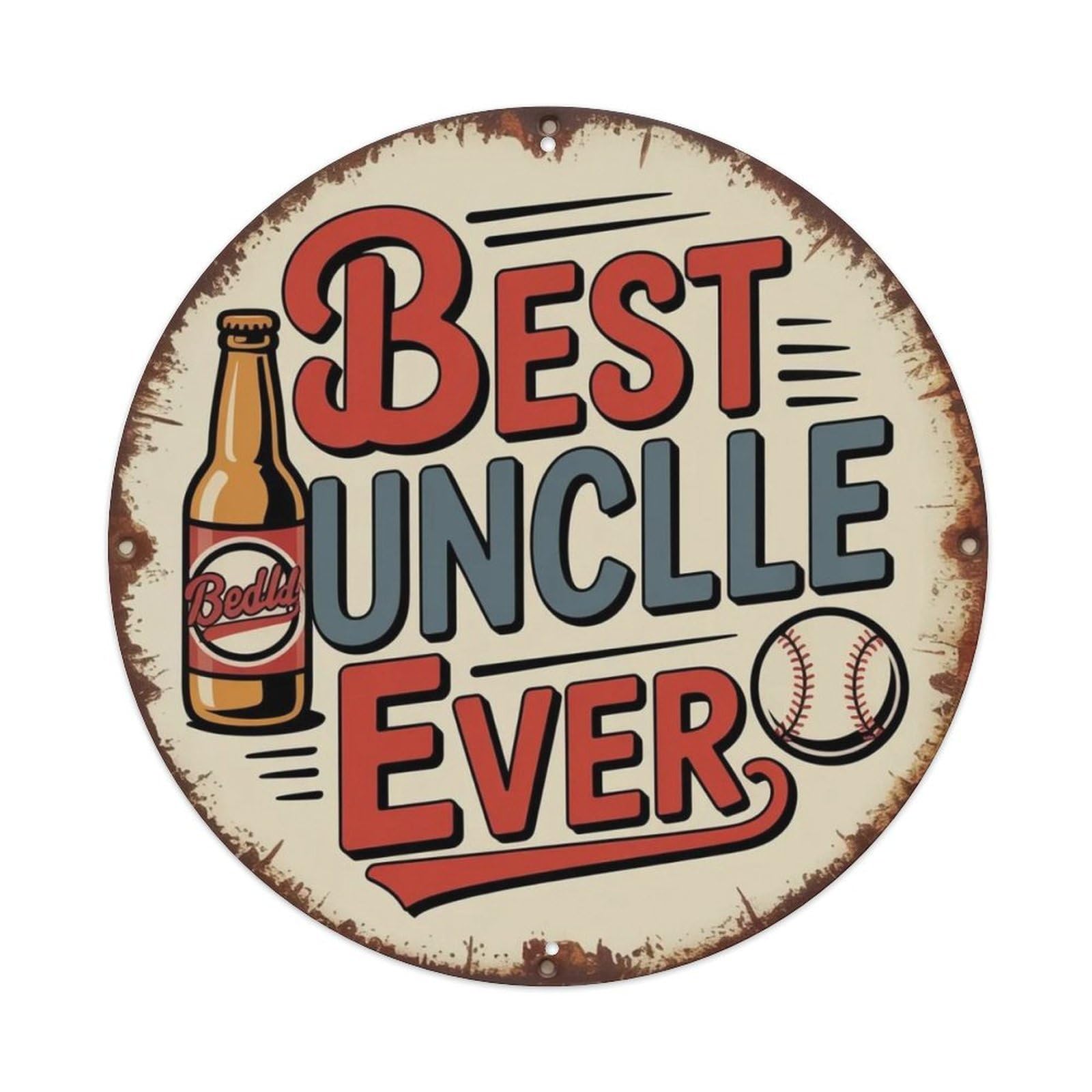 Best Uncle Eve (1) - 副本 Metal Tin Sign Plaque