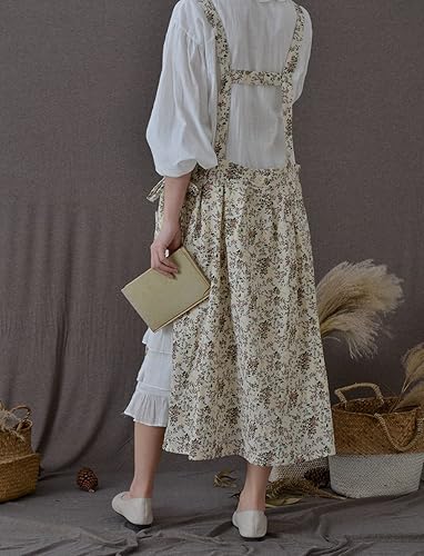 Miniatura 3 de Delantales de cocina retro vintage con bolsillos (limón)