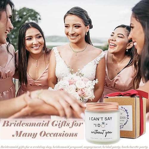 Miniatura 2 de I Can't Say I Do Without You - Velas perfumadas de lavanda, regalos del día de San Valentín para mujeres, regalos divertidos de dama de honor, día