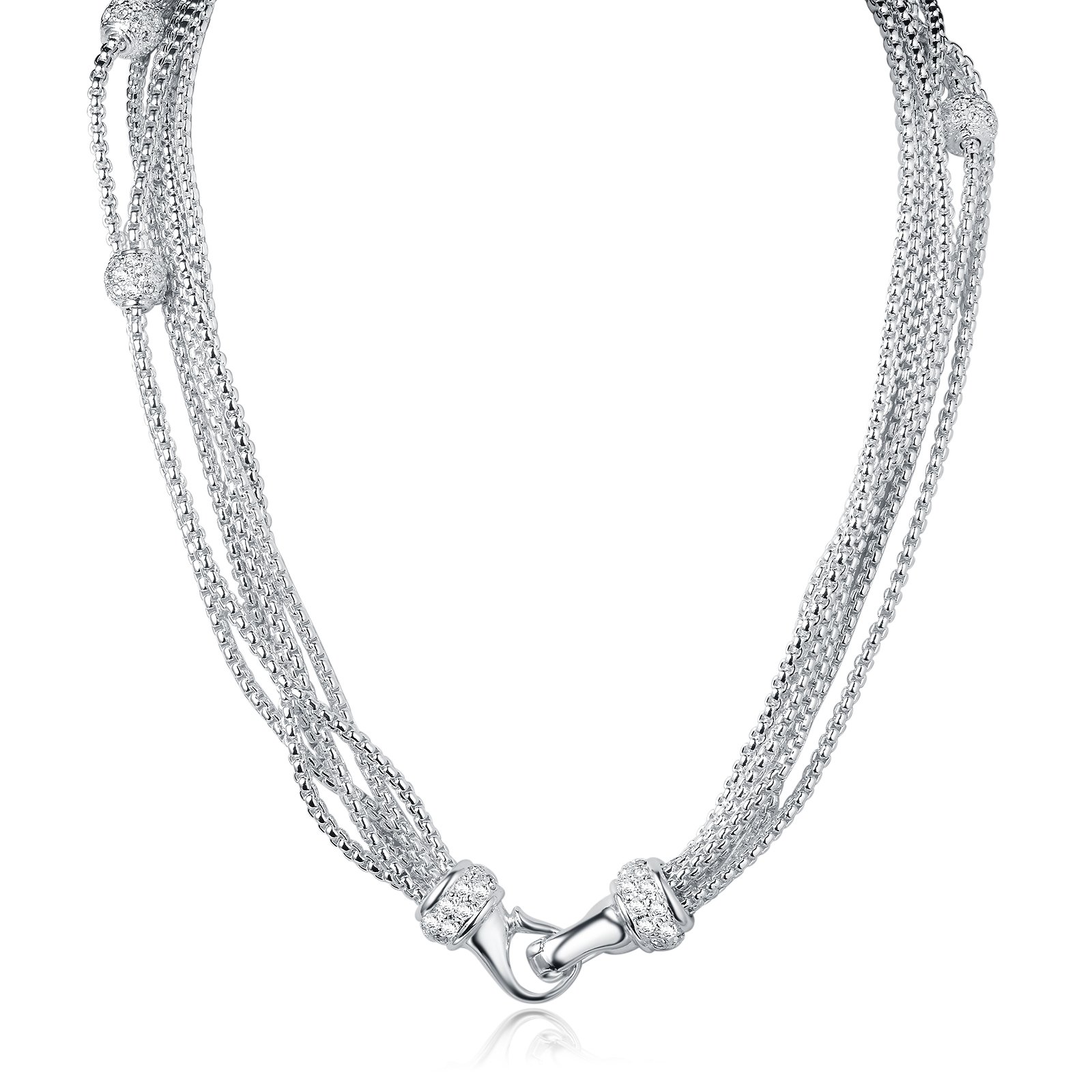 UNYTrendy Vintage Unique David Fashion Style Magnatic Claps Women Stone Ball Short Necklace