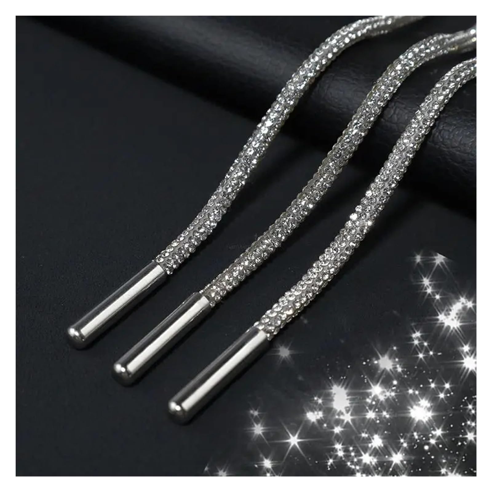 3 cordones de diamantes imitación con diseño arcoíris for zapatillas deportivas, redondos Para Zapatos Casuales