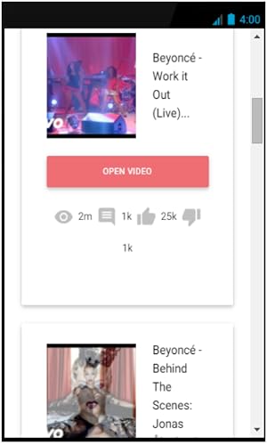 beyonce Videos – vue 3