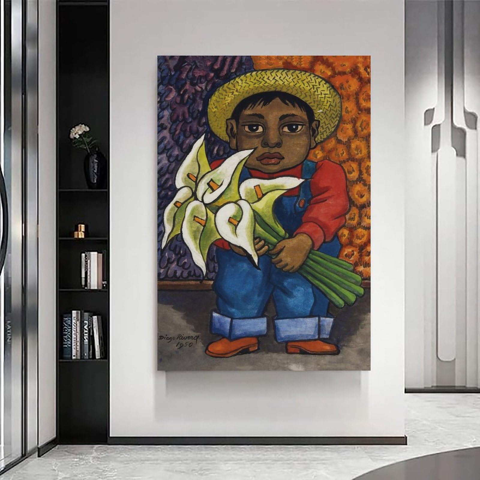 Amazon.com: EAtsia Diego Rivera Painter's Work《Nino Con