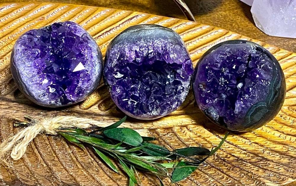 アメジスト　笑口スフィア　80mm アメジスト笑口スフィア80mm