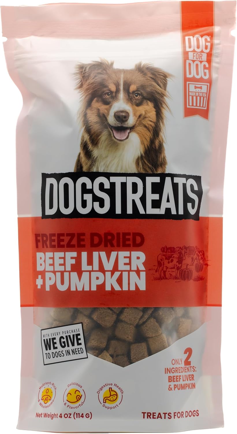 DOG for DOG Freeze Dried Dog Treats Beef & Pumpkins
