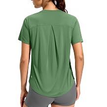 Soothfeel Workout Tops for Women Short Sleeve Athletic Running T-Shirts | Lightweight, UPF 50+, Loose Fit, Cooling Quick-Dry Stretch Moisture-wicking Fabric for Running Yoga Gym & Outdoor Activities