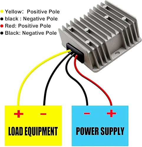 Miniatura 5 de Regulador convertidor de CC 48 V 36 V reductor a 12 V 10 A 120 W convertidor de voltaje regulador reductor de fuente de alimentación para automóvil,