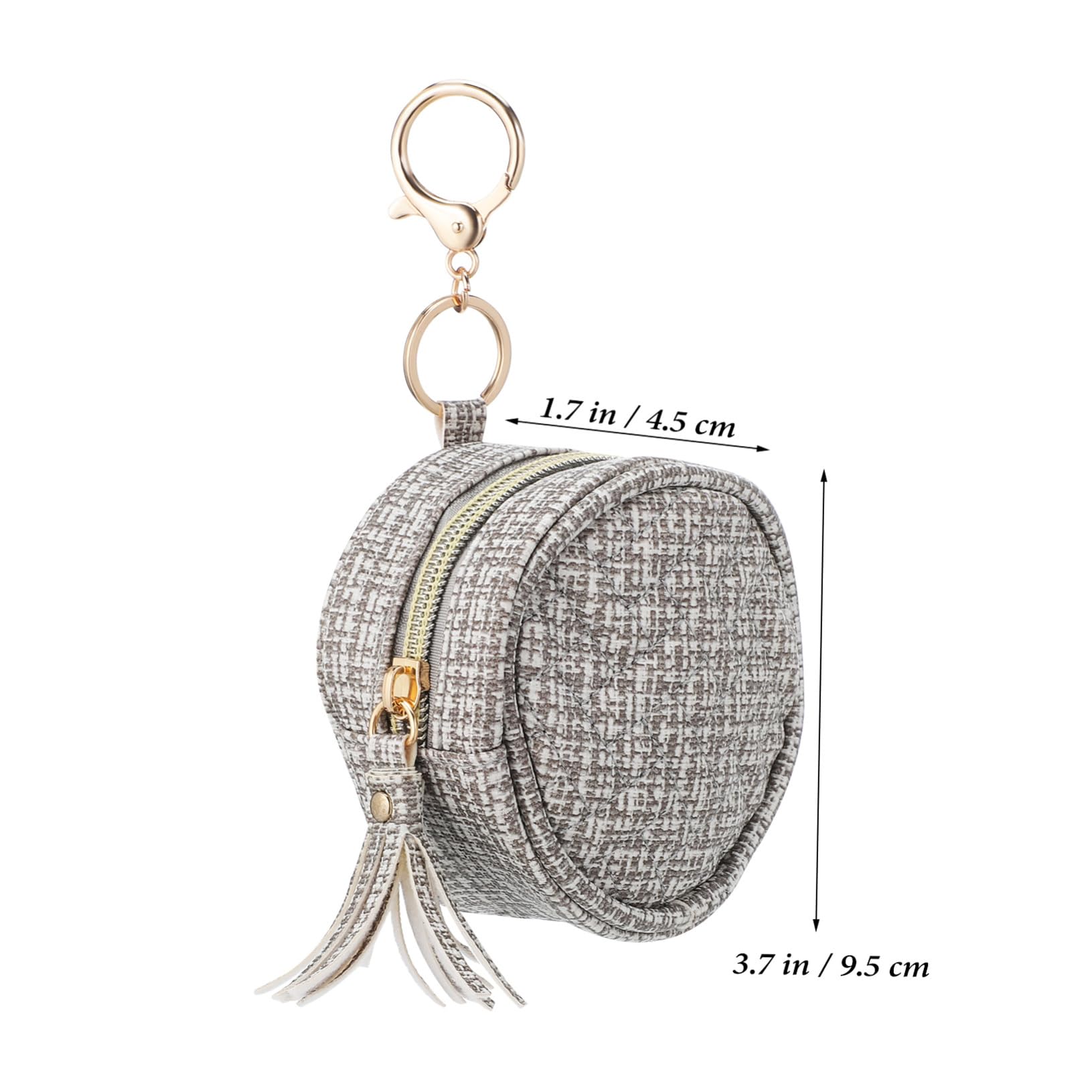 5 Pièces Étui Sucette Cuir PU Tissé Gris avec Doublure Polyester Rangement Sécurisé pour Tétines et Petits Accessoires Compact et Portable pour Voyage et Sortie