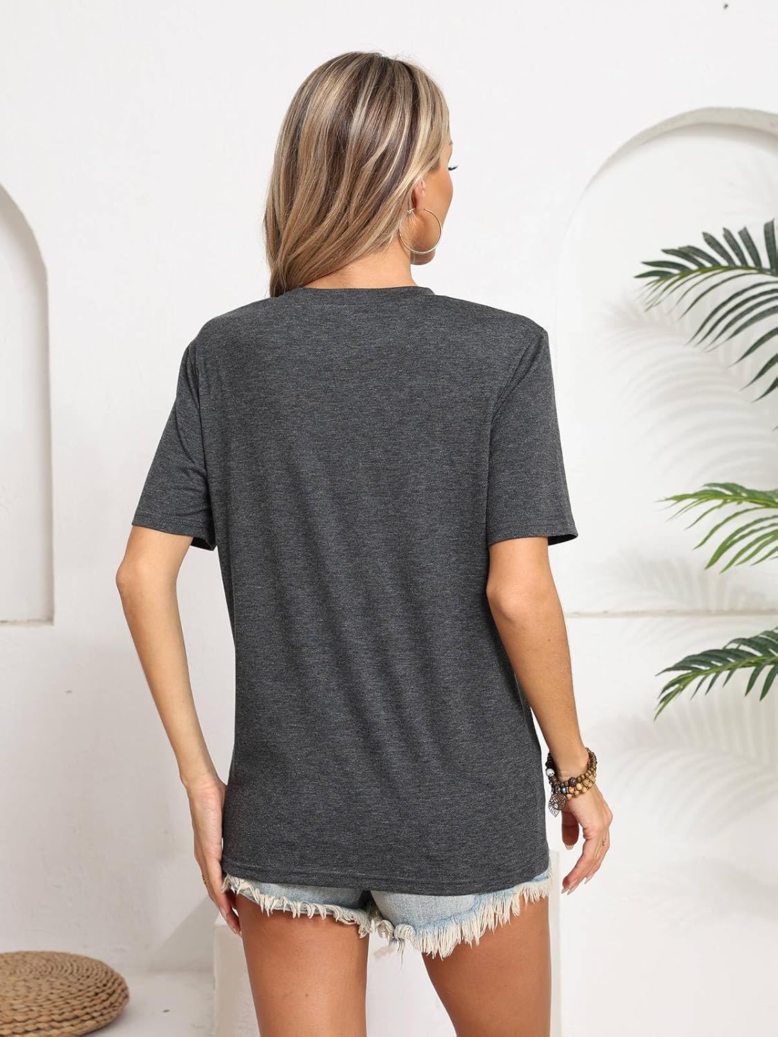 IRISGOD Womens Graphic Tees Casual Summer Short Sleeve Vintage T Shirts Tops - Image 6