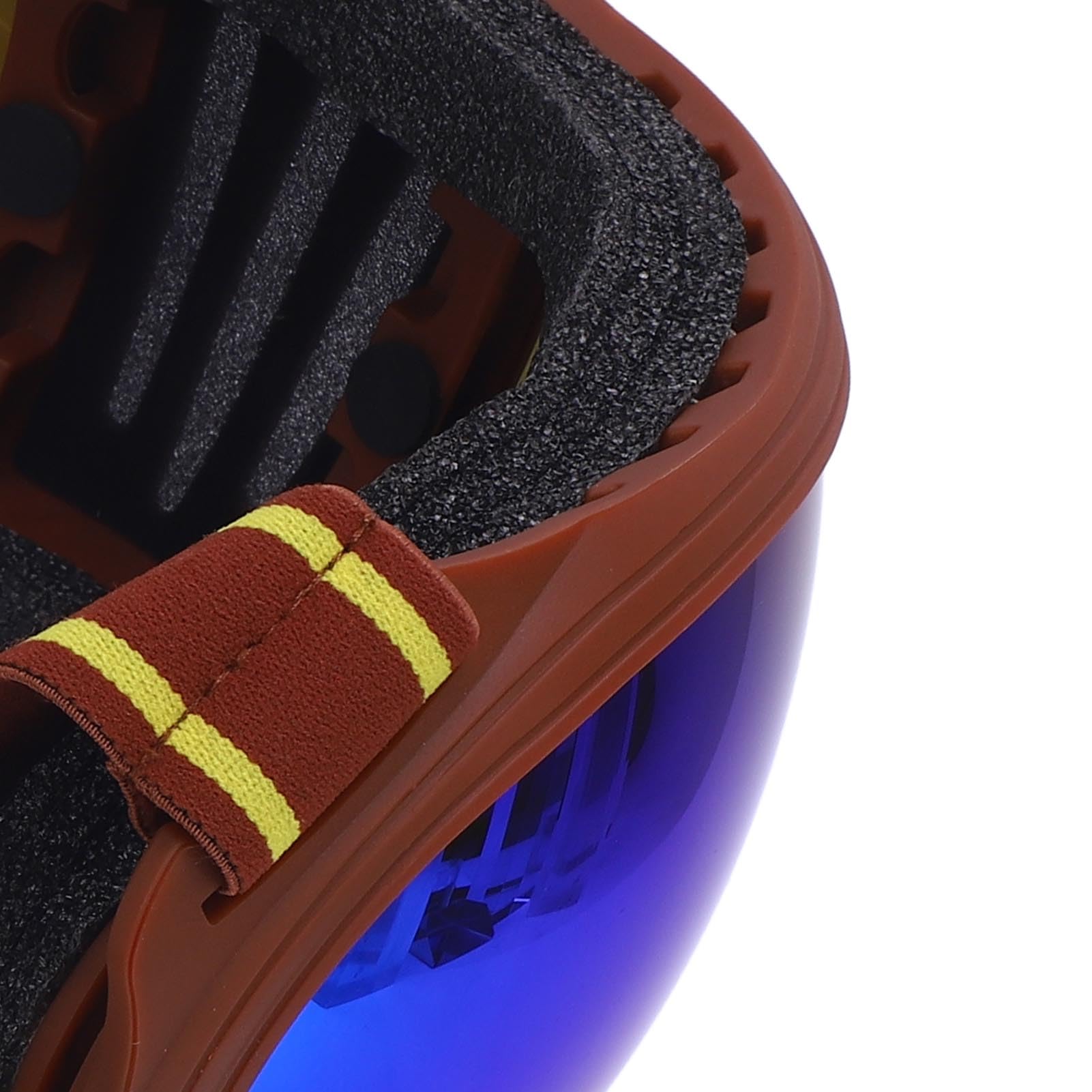 Keenso Okulary Sportowe dla Koni z Soczewkami UV400 Gogle dla Koni Plastikowe i Gąbkowe Regulowane Paski Wielowarstwowa Wyściółka Wiatroszczelna Osłona Oczu Do Treningu Jeździeckiego Do Użytku na