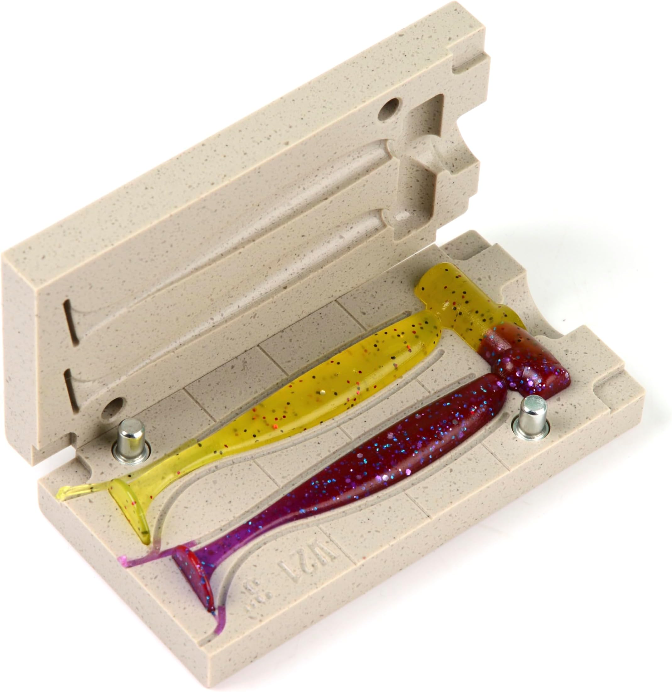 FatFish Bait Mold Model V21 Soft Plastiс Lure Making Injection Mold DIY Fishing Lures 3"