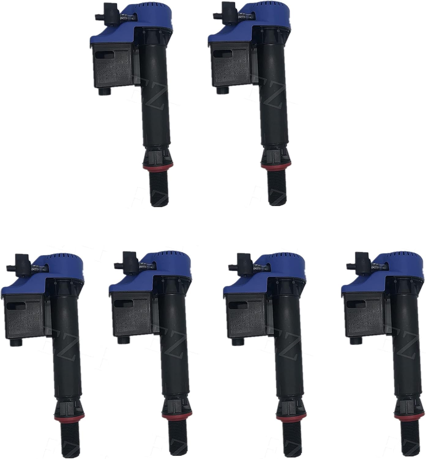 Genuine TOTO USA Made Korky 528GT Blue Universal Toilet Fill Valve Replacement Assembly Repair Kit Inside Tank Parts,Replace TSU99A.X and All other TOTO Toilets (1)