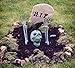 AISENO Realistic Skeleton Stakes Halloween Decorations for Lawn Stakes Garden Halloween Skeleton Decoration