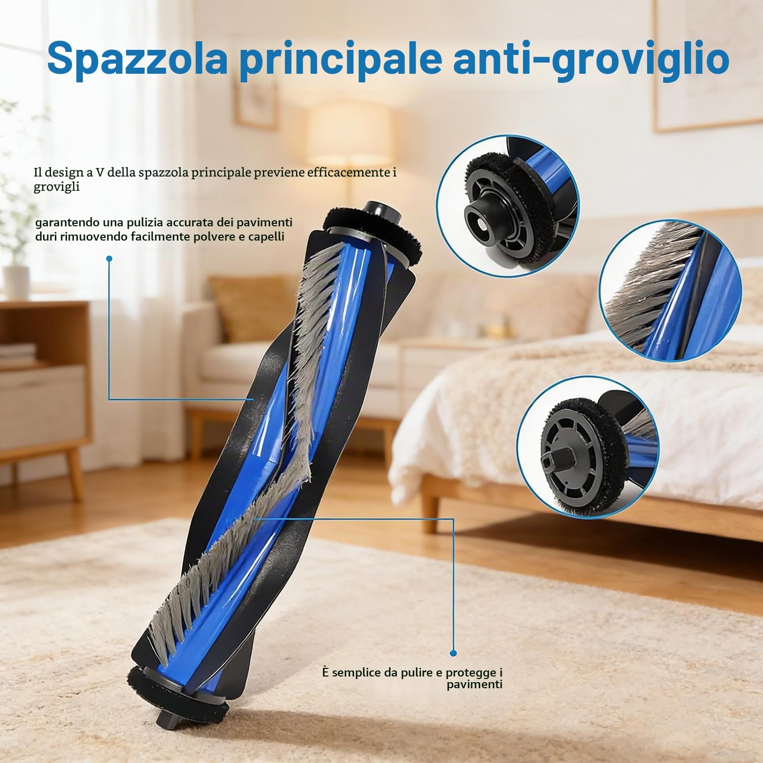 Accessori per ECOVACS DEEBOT T50 Pro Omni/ T50 Omni/ T50 PRO OMNI Gen2 Robot aspirapolvere, 1 spazzola principale, 4 filtri, 4 panni, 6 sacchetti, 4 spazzole laterali.